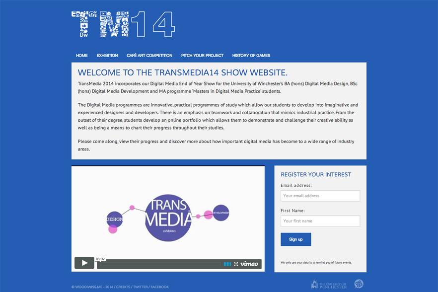 TransMedia 2014 Final Website
